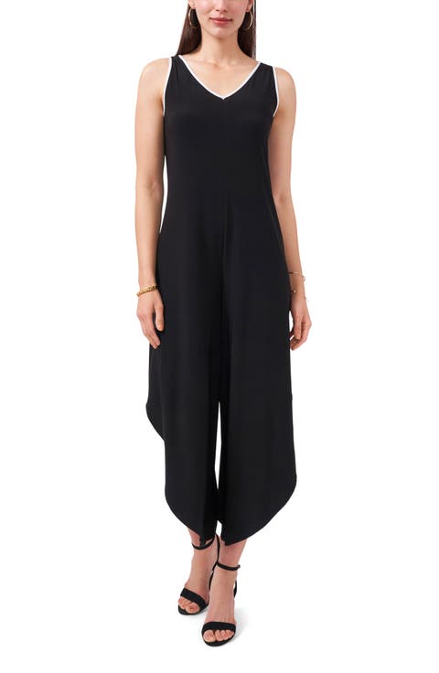 Genie Sleeveless Crop Wide Leg Jumpsuit
