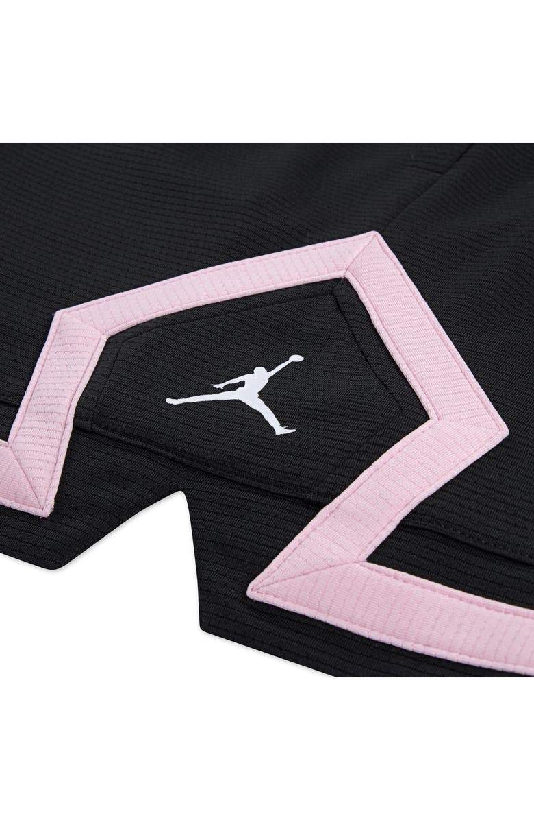 Jordan Kids' Dri-FIT Diamond Mesh Shorts, Alternate, color, Off Noir