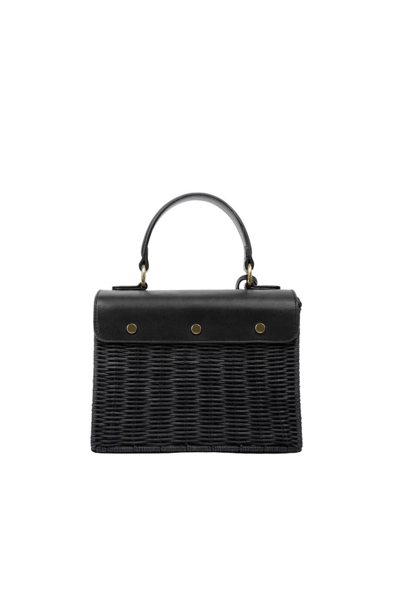 THE MINI LUNCHER, Alternate, color, Black Wicker