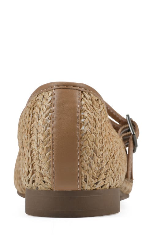 Cliffs By White Mountain Bocage Mary Jane Flat In Dark Natural Smooth