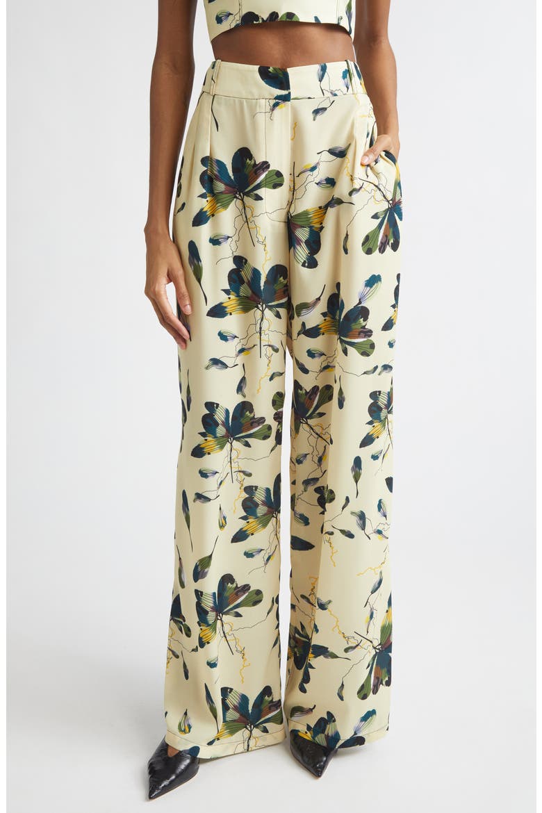 Tanzia Floral Pants, Main, color, BLOOMS PRINT