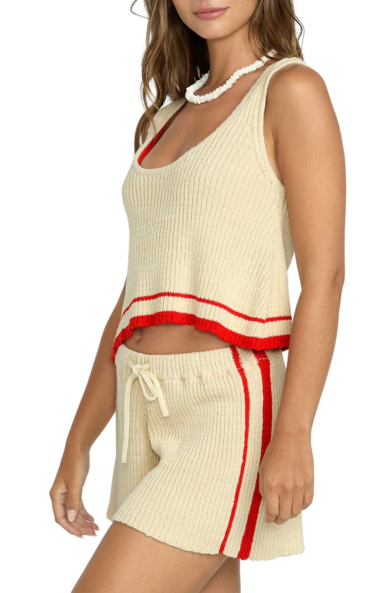 Billabong Summery Nights Cotton Trapeze Sweater Tank, Alternate, color, Whitecap