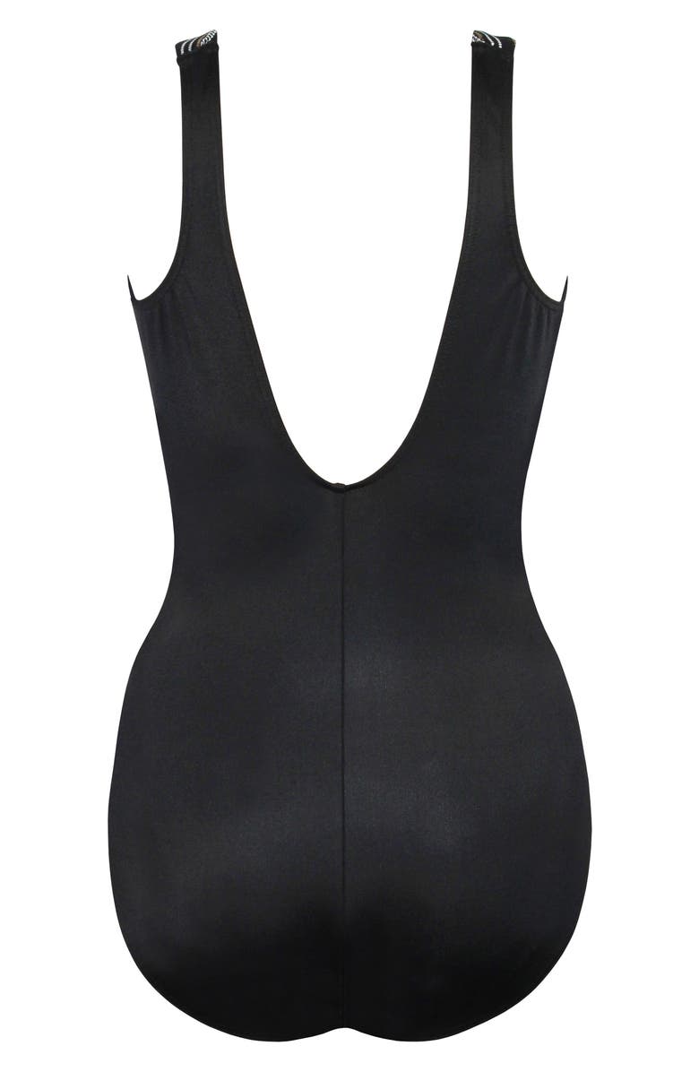 Miraclesuit<sup>®</sup> Linked Charmer One-Piece Swimsuit, Alternate, color,