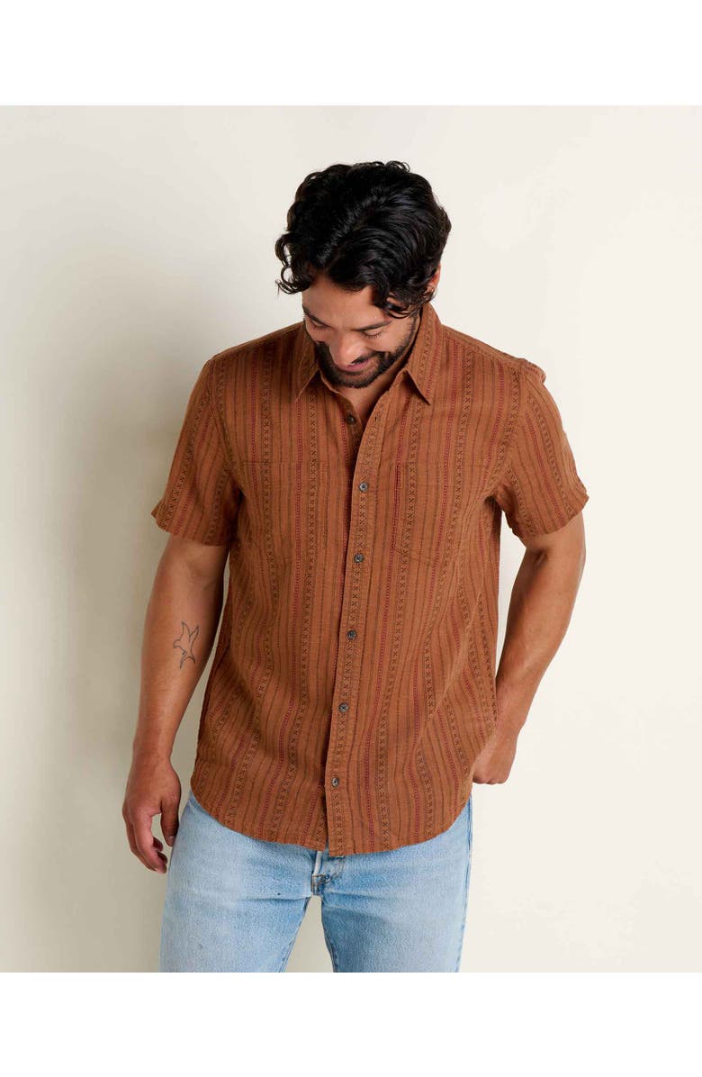 Toad & Co Salton Shirt, Main, color, Dark Roast Print