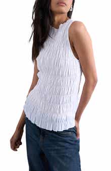 Topshop Smocked Tank