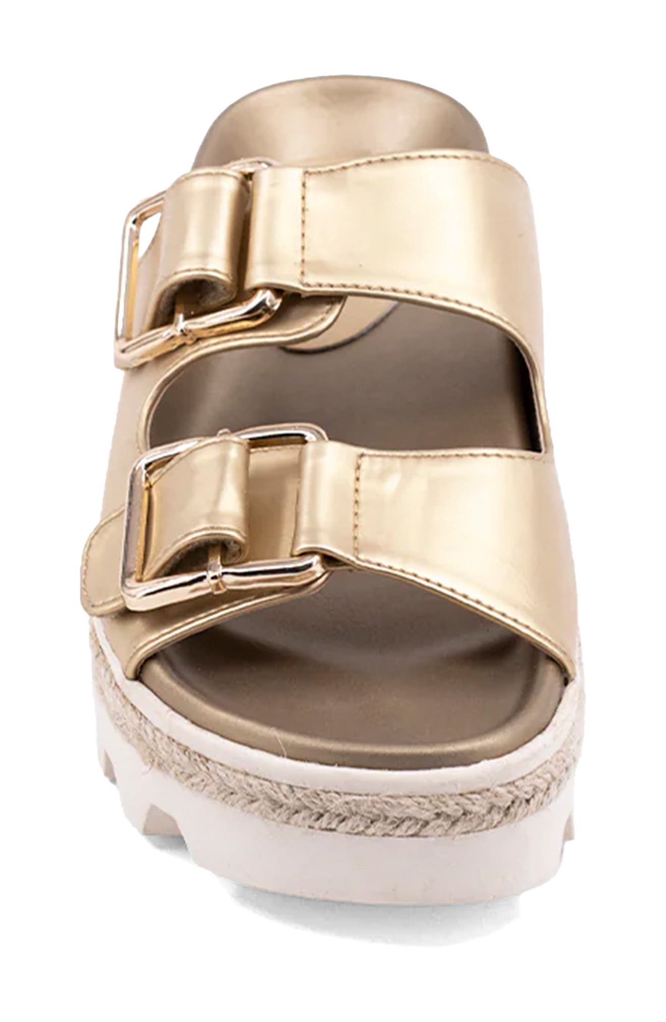 SHUSHOP Xyla Lug Sole Sandal, Alternate, color, Gold