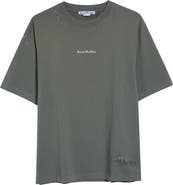 Acne Studios Gender Inclusive Exford U Stamp Mending Midsummer Graphic T-Shirt