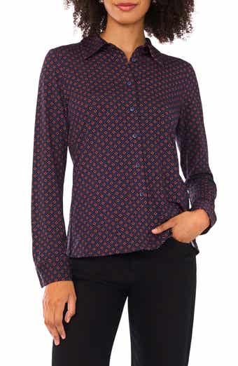 Halogen® Print Button-Up Shirt