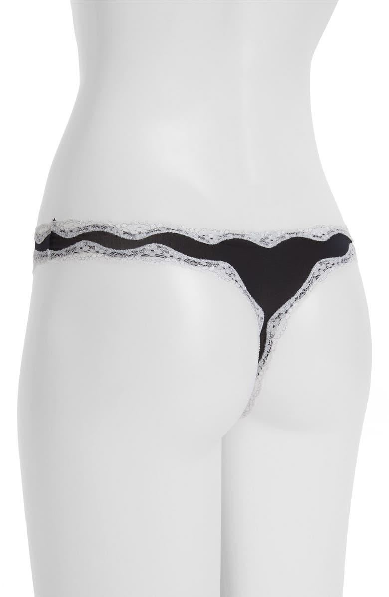 Betsey Johnson Bridal Thong, Alternate, color, 