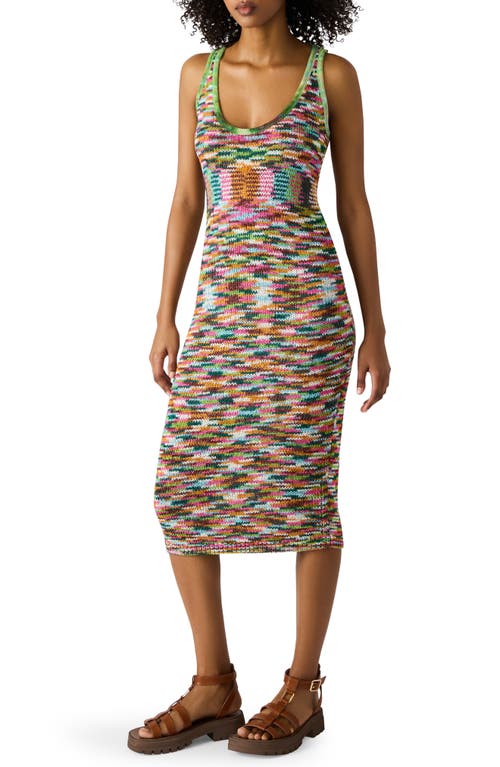 Steve Madden Reyna Knit Midi Dress In Multi
