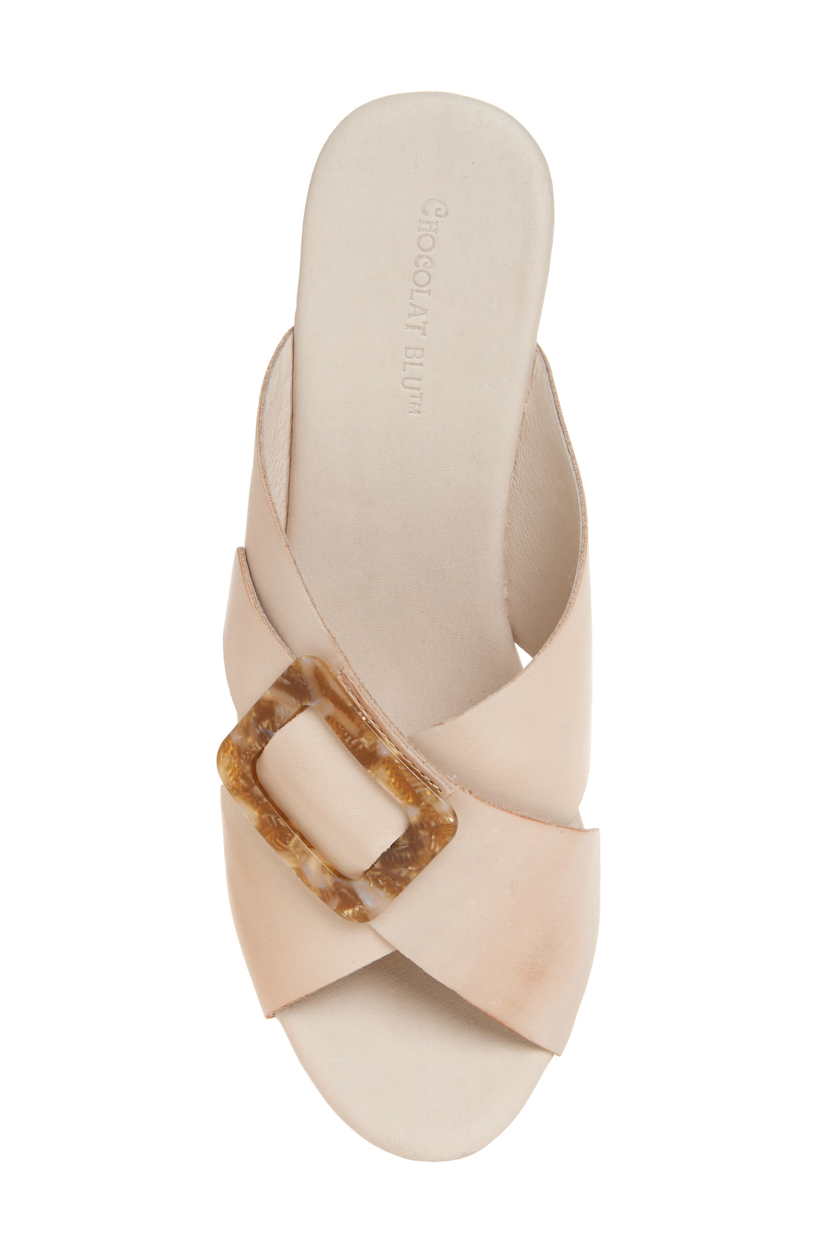 Chocolat Blu Grita Platform Sandal, Alternate, color, White Sand Leather