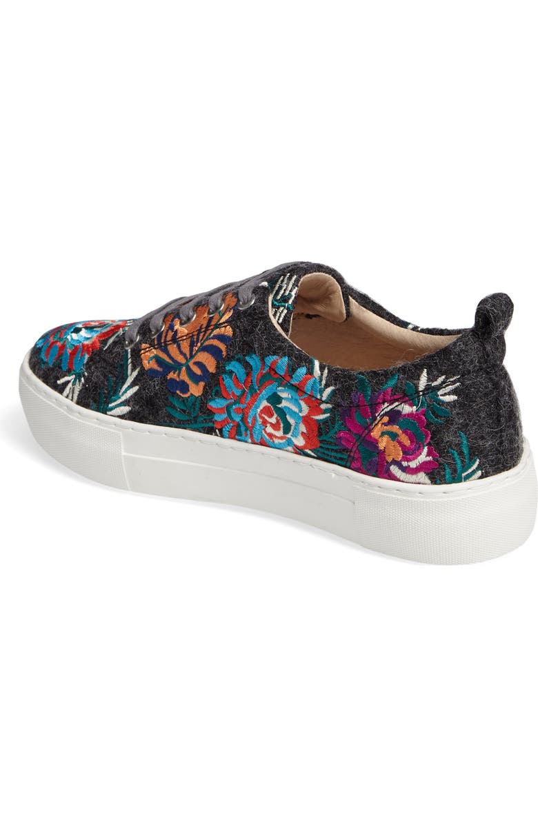 JSlides Aprie Embroidered Sneaker, Alternate, color,