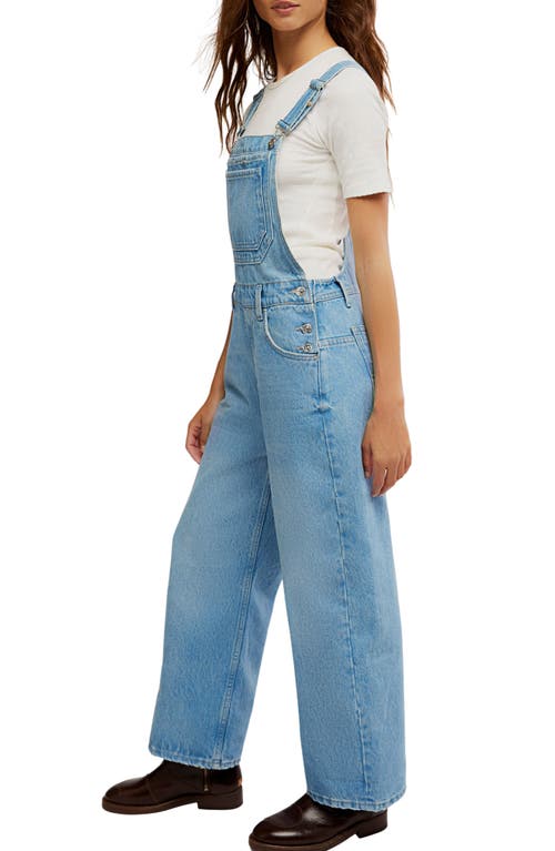 Free People Ziggy Denim Overalls In Blue