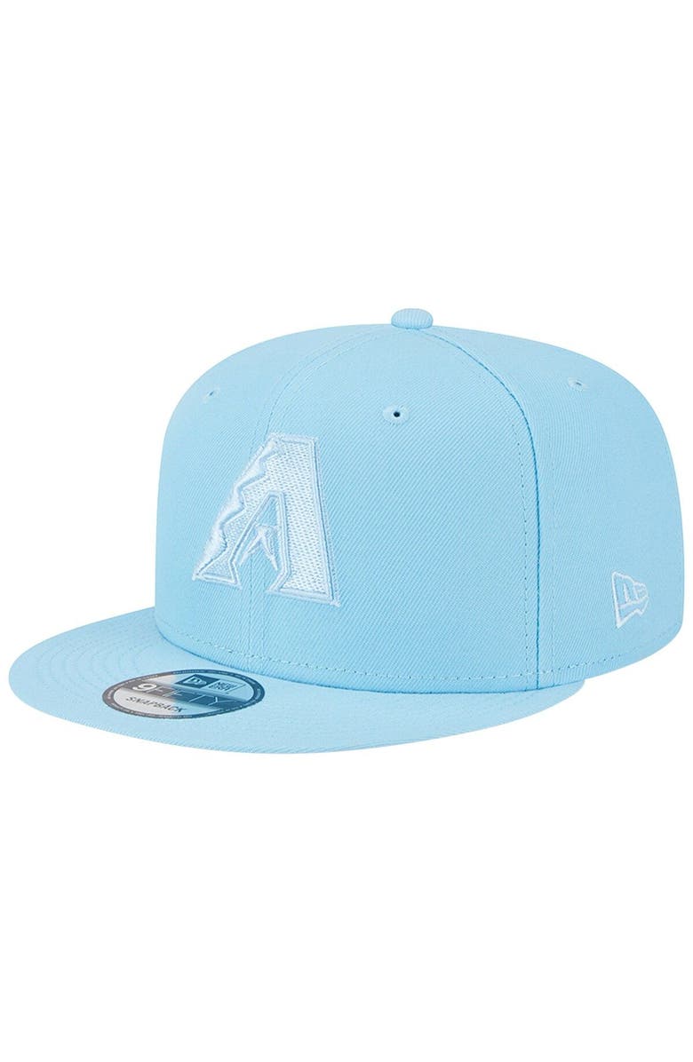 New Era Men's New Era Light Blue Arizona Diamondbacks Spring Color Basic 9FIFTY Snapback Hat, Main, color,