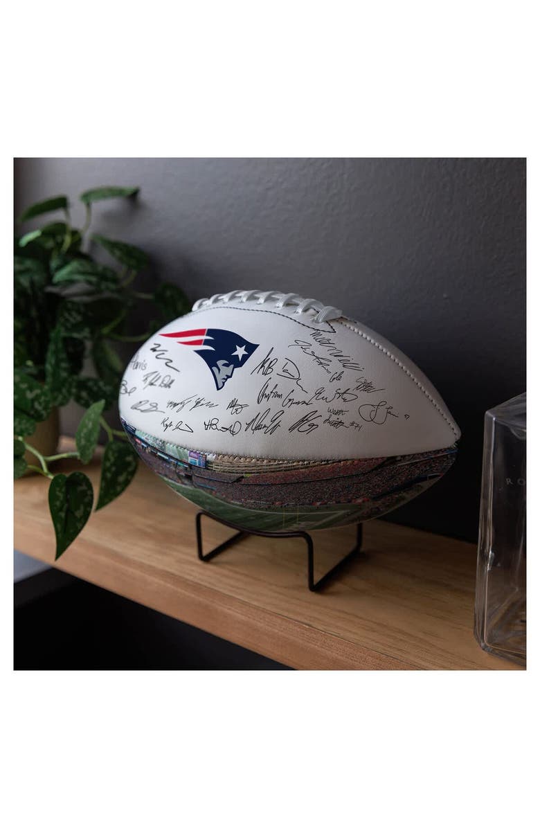 LOGO BRANDS New England Patriots 2025 Autograph Signature Football, Alternate, color, Navy