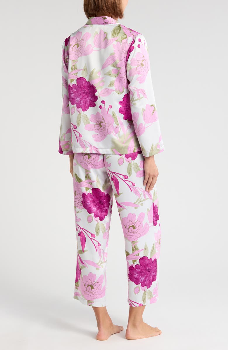 Natori Peony Blossom Satin Pajamas, Alternate, color, 
