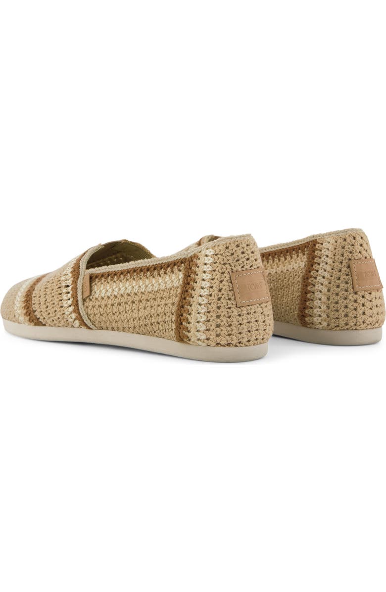 TOMS Classic Alpargata Slip-On, Alternate, color, Dark Beige