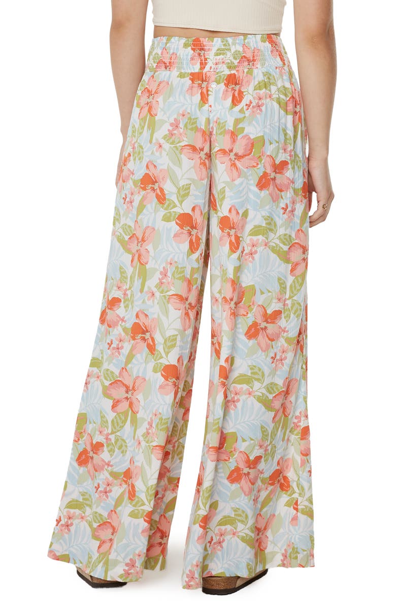 Roxy Sunset Daze Wide Leg Pants, Alternate, color, Tigerlily Secret Beach Print