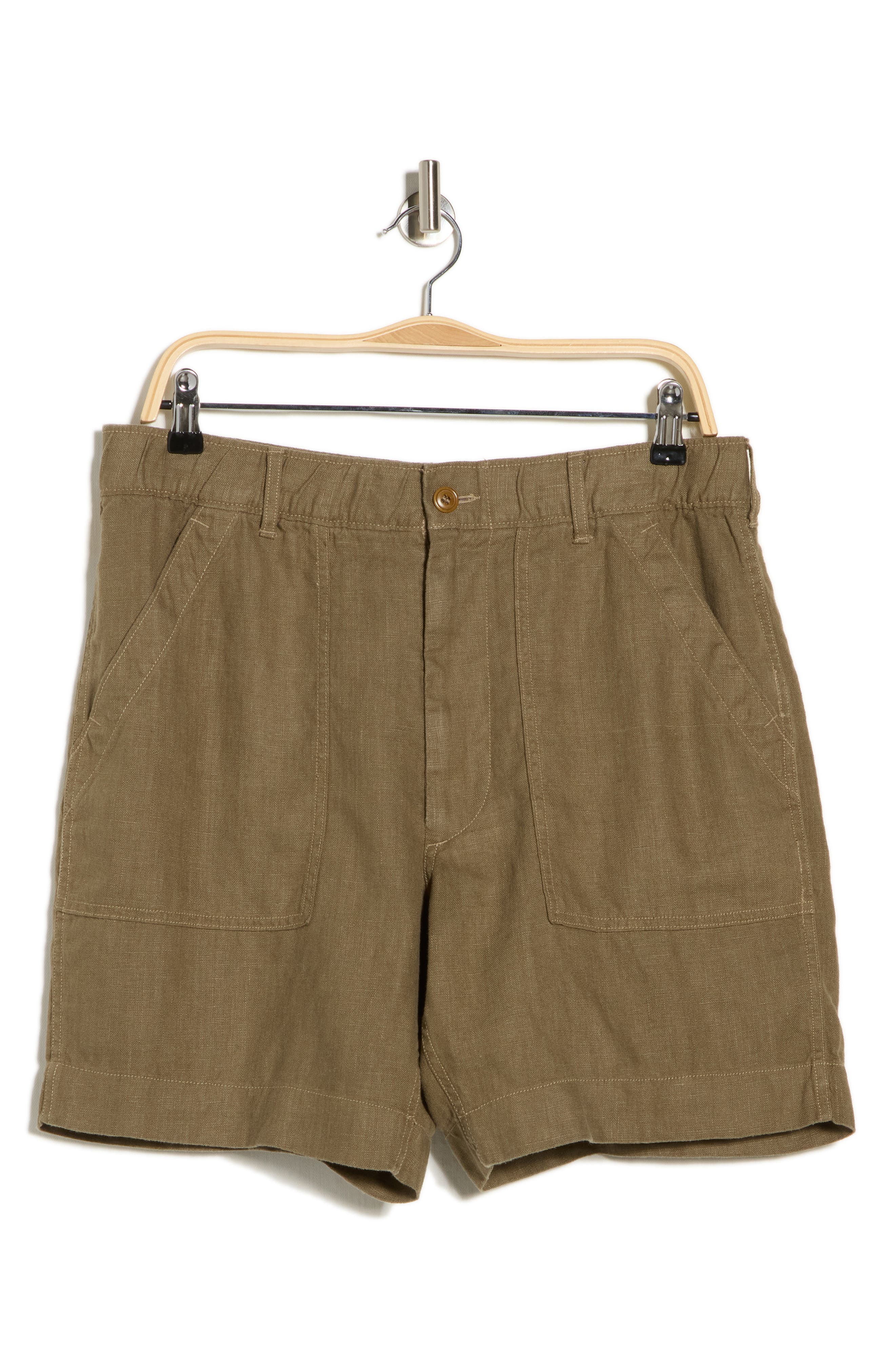 BUCK MASON Loomed Linen Shorts (Men) | Nordstromrack