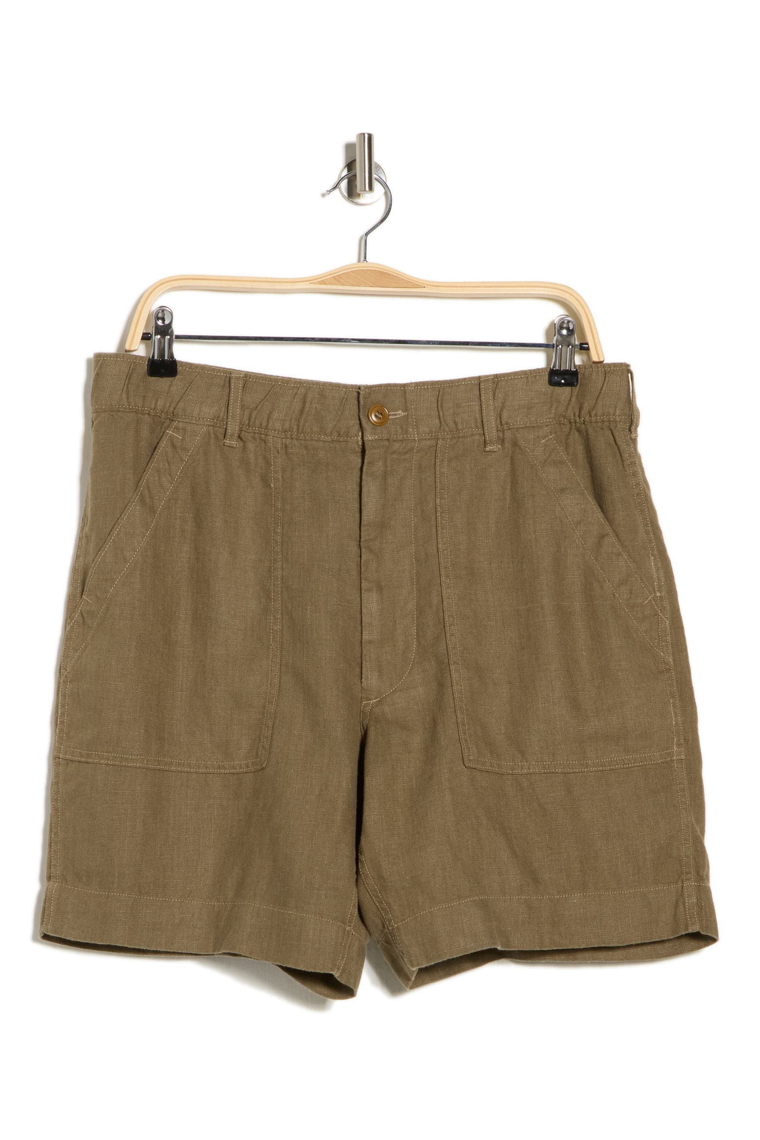 Clean Line N Rack BUCK MASON Loomed Linen Shorts (Men) | Nordstromrack