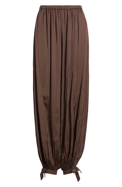 Poison Satin Balloon Pants