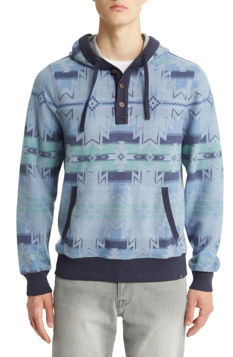 Faherty x Doug Good Feather Campfire Hoodie, Main, color,
