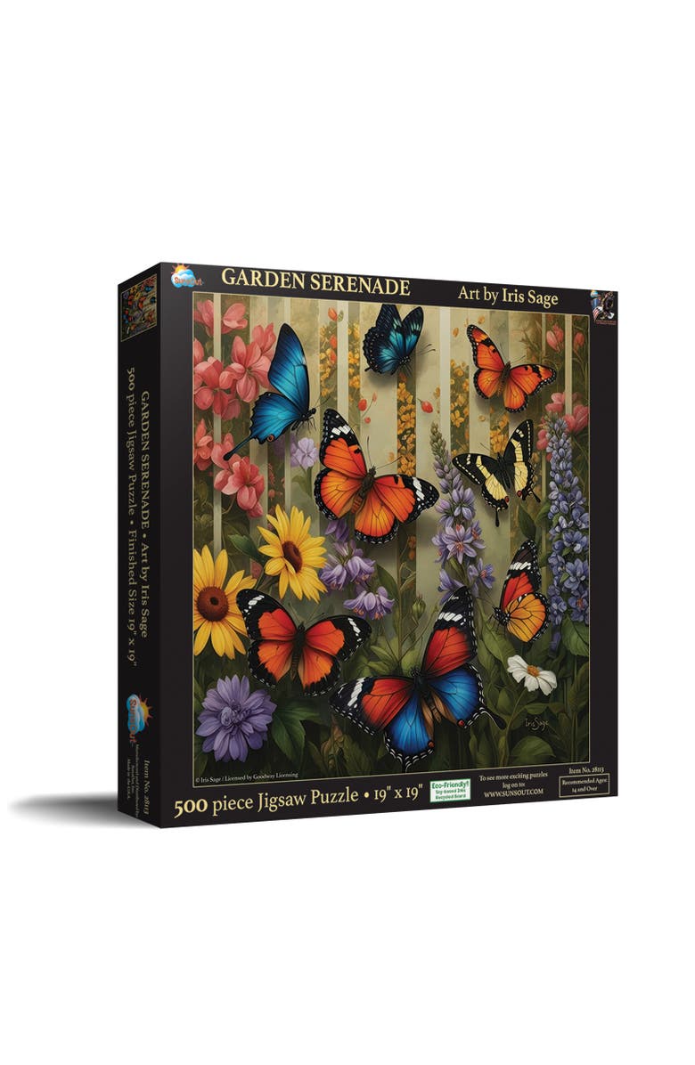 Sunsout Garden Serenade 500 piece Jigsaw Puzzle for Adults, Main, color, Multicolor