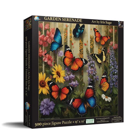 Garden Serenade 500 piece Jigsaw Puzzle for Adults