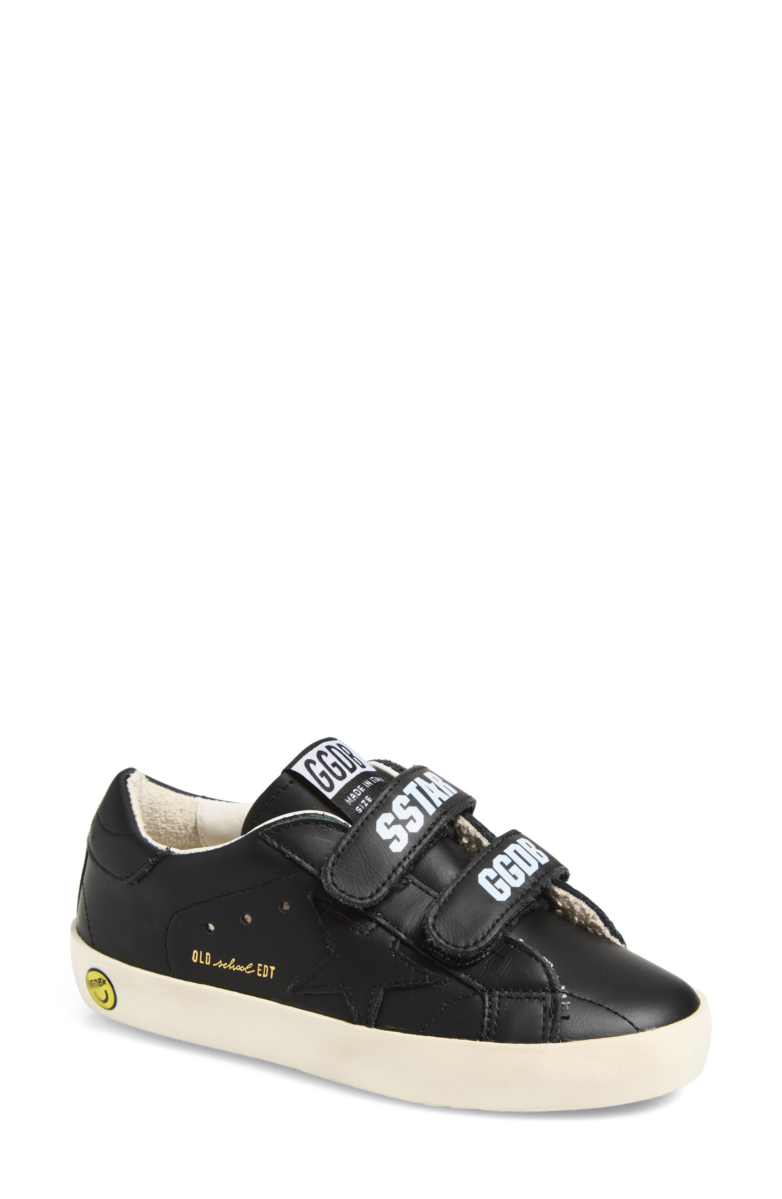 Golden Goose Kids' Old School Low Top Sneaker, Main, color, Black