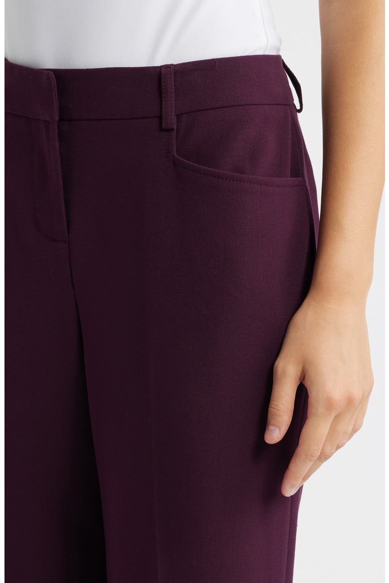 Flare Leg Pants, Alternate, color, PLUM
