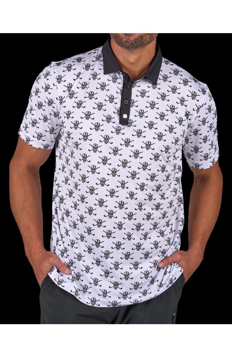 Black Clover Spooky Polo, Main, color, White