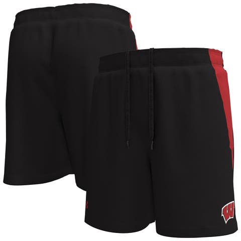 Men's Under Armour Black Wisconsin Badgers  Tech Vent Performance Short