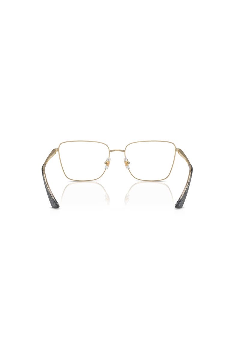 53mm Rectangle optical glasses, Alternate, color, Gold