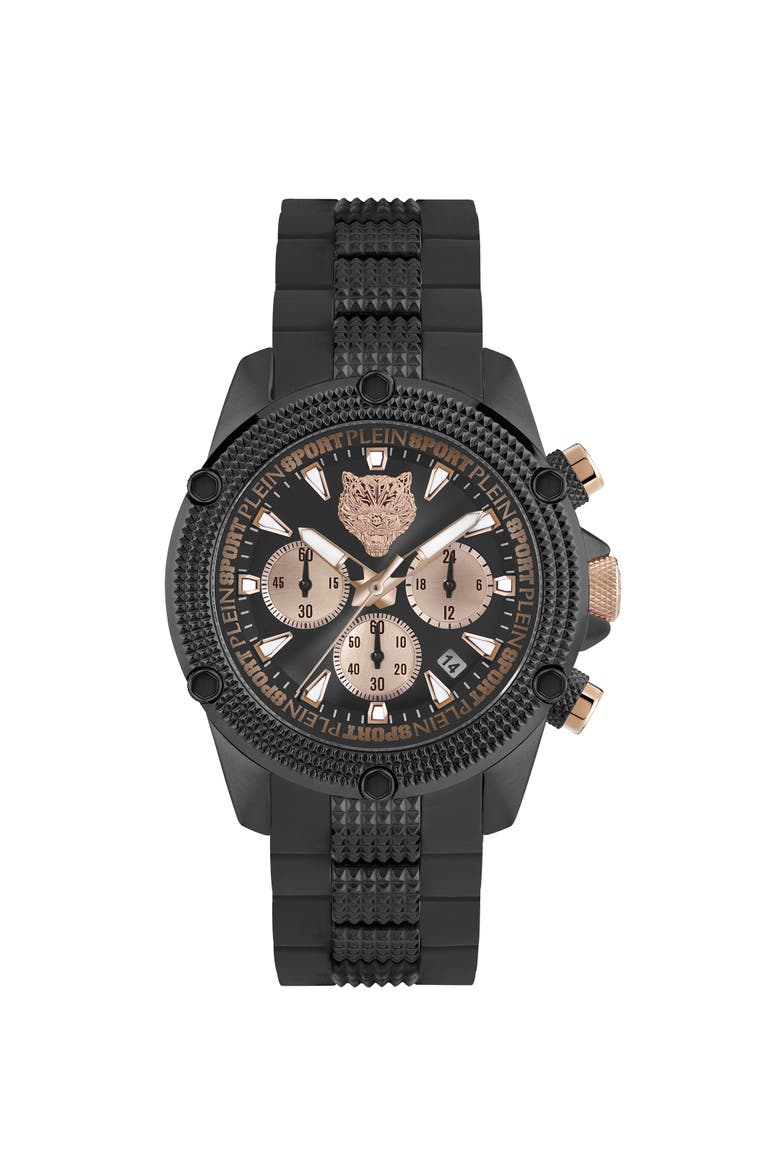 Watches Hurricane Chrono Men, Main, color, black/goldenrose