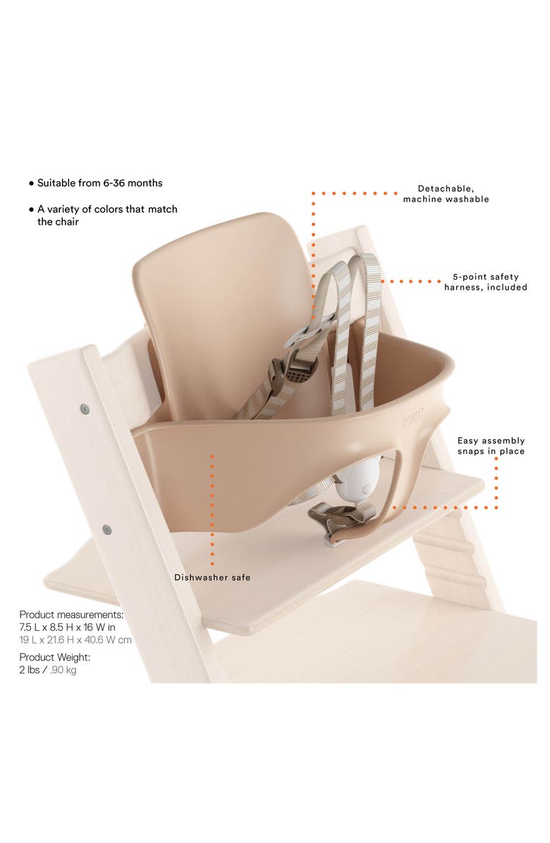 Stokke Tripp Trapp<sup>®</sup> Highchair, Baby Set, Cushion & Tray Set, Alternate, color,