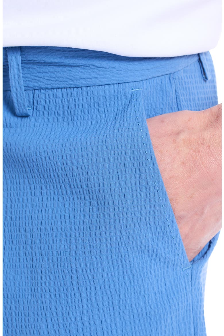 Thresher Crinkled Woven Shorts, Alternate, color, BLUE