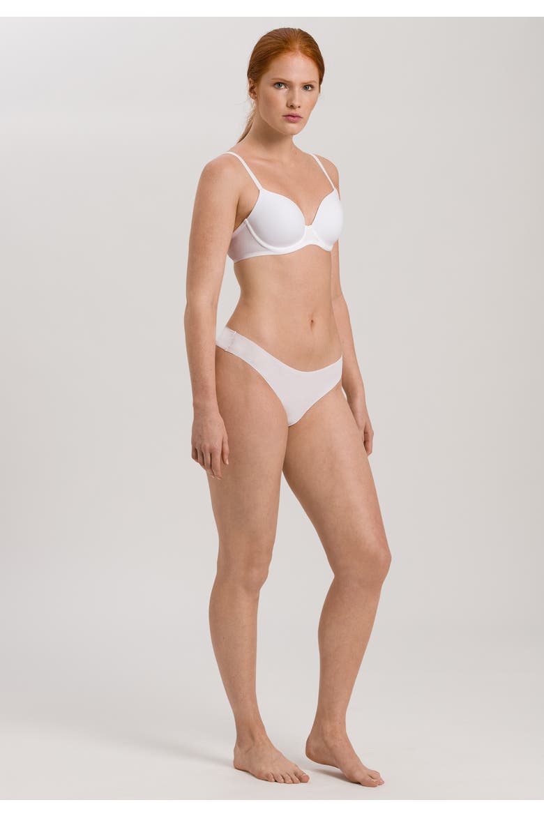 Invisible Cotton Thong, Alternate, color, White