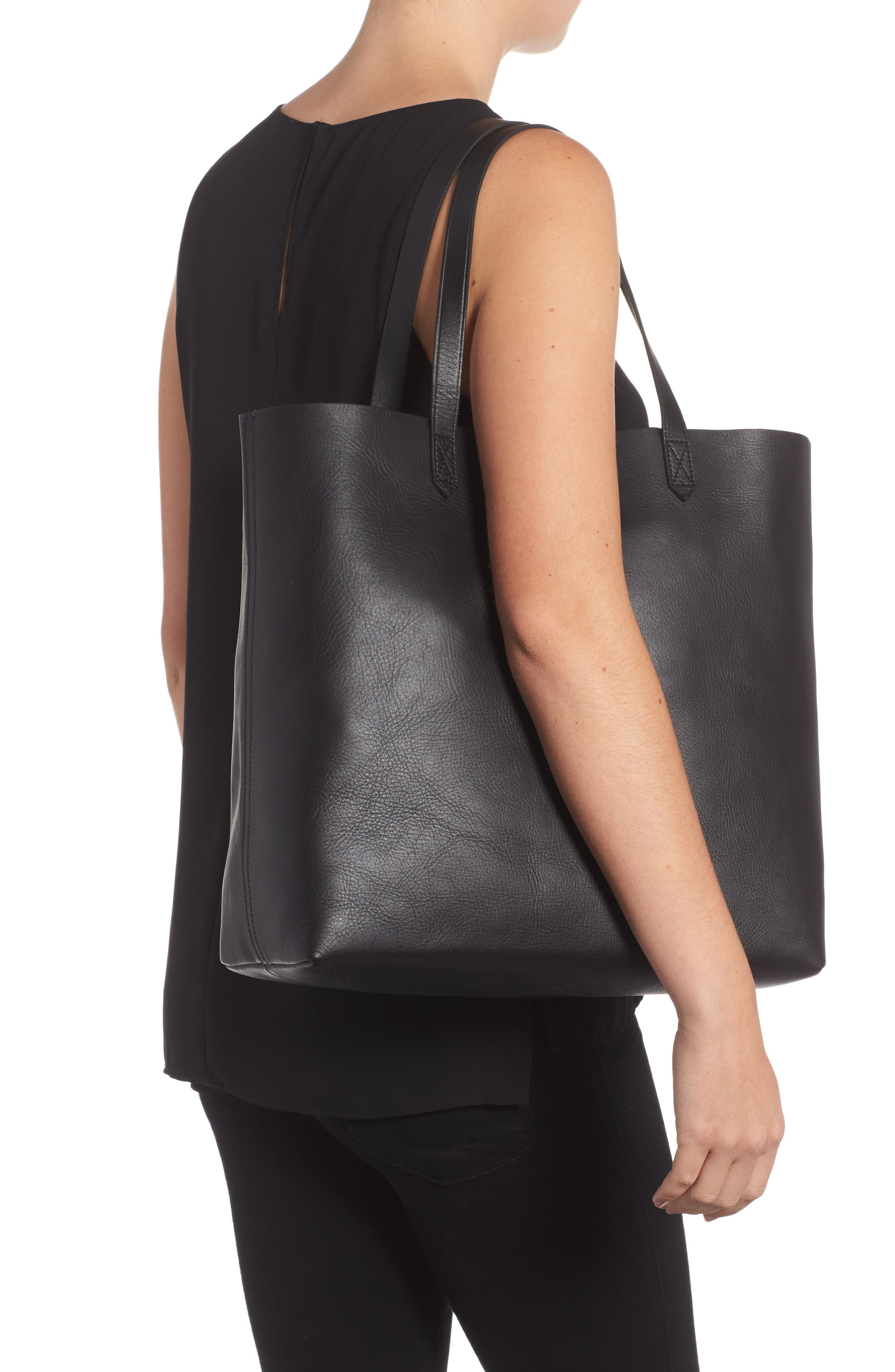 Madewell The Transport Leather Tote, Alternate, color, 