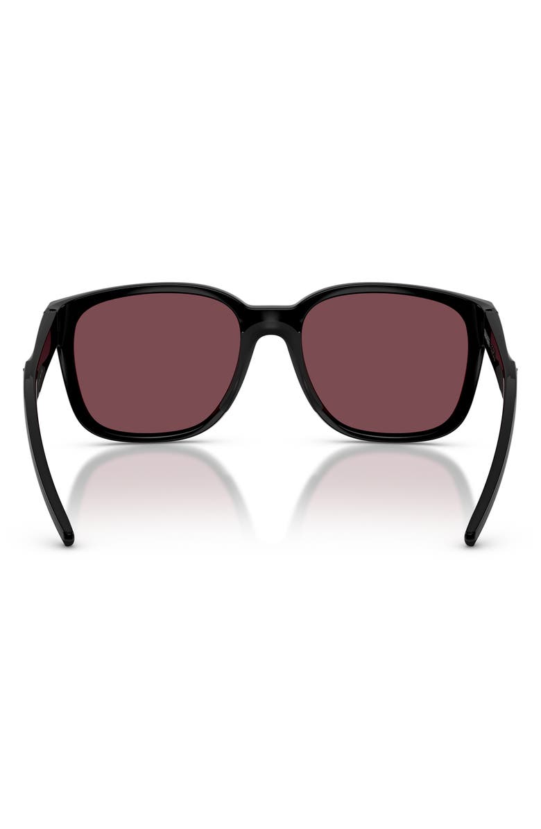 Scuderia Ferrari 56mm Square Sunglasses, Alternate, color, Black / Red Ferrari Exclusive