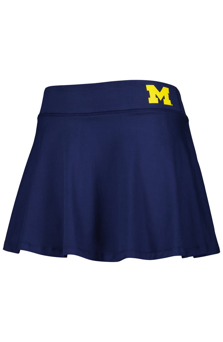 ZOOZATZ Women's ZooZatz Navy Michigan Wolverines Flowy Skort, Alternate, color, 