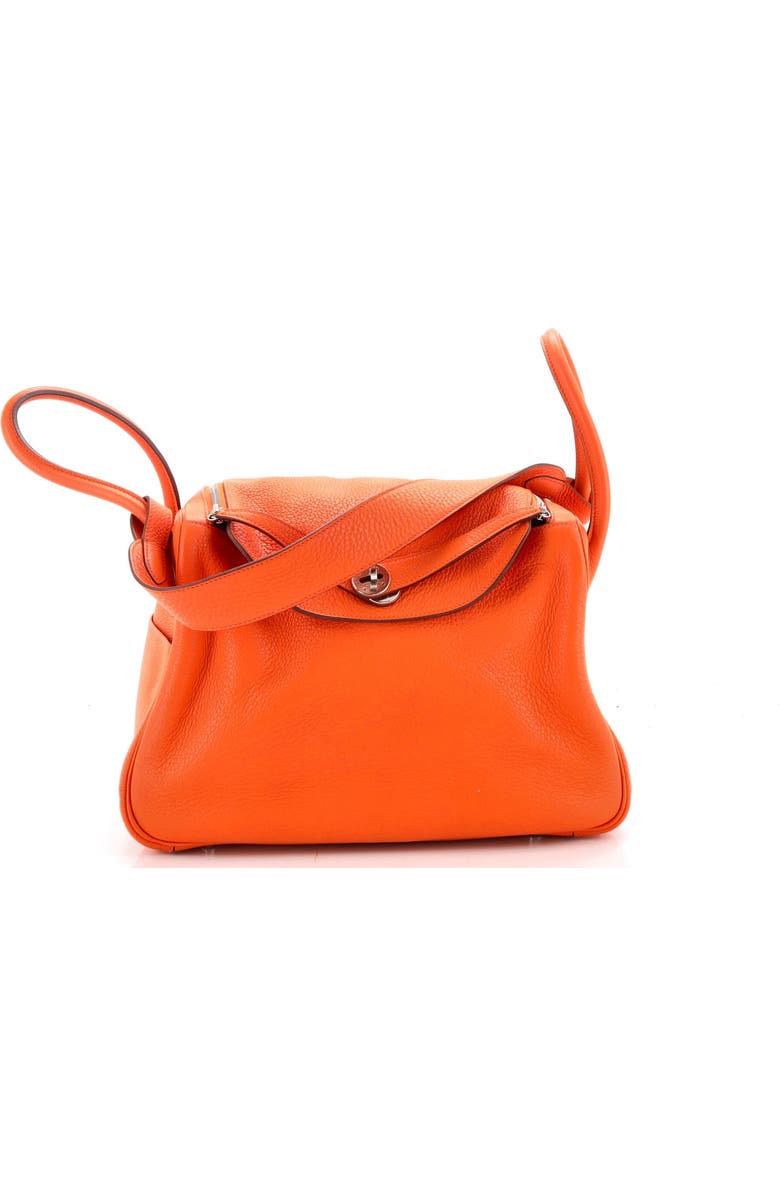 Pre-Owned Hermes Lindy Bag Clemence 34, Main, color, Orange H