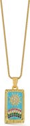 SPHERA MILANO The Sun Tag Pendant Necklace