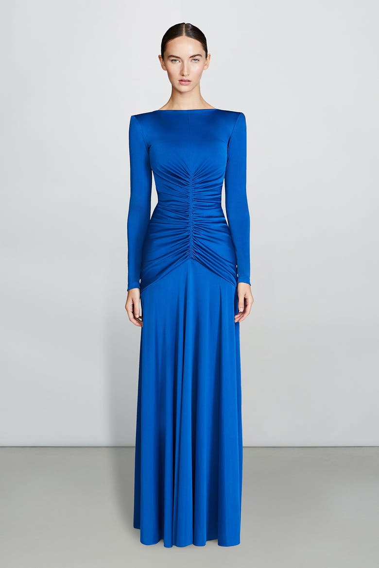 Thea Gown, Main, color, SAPPHIRE