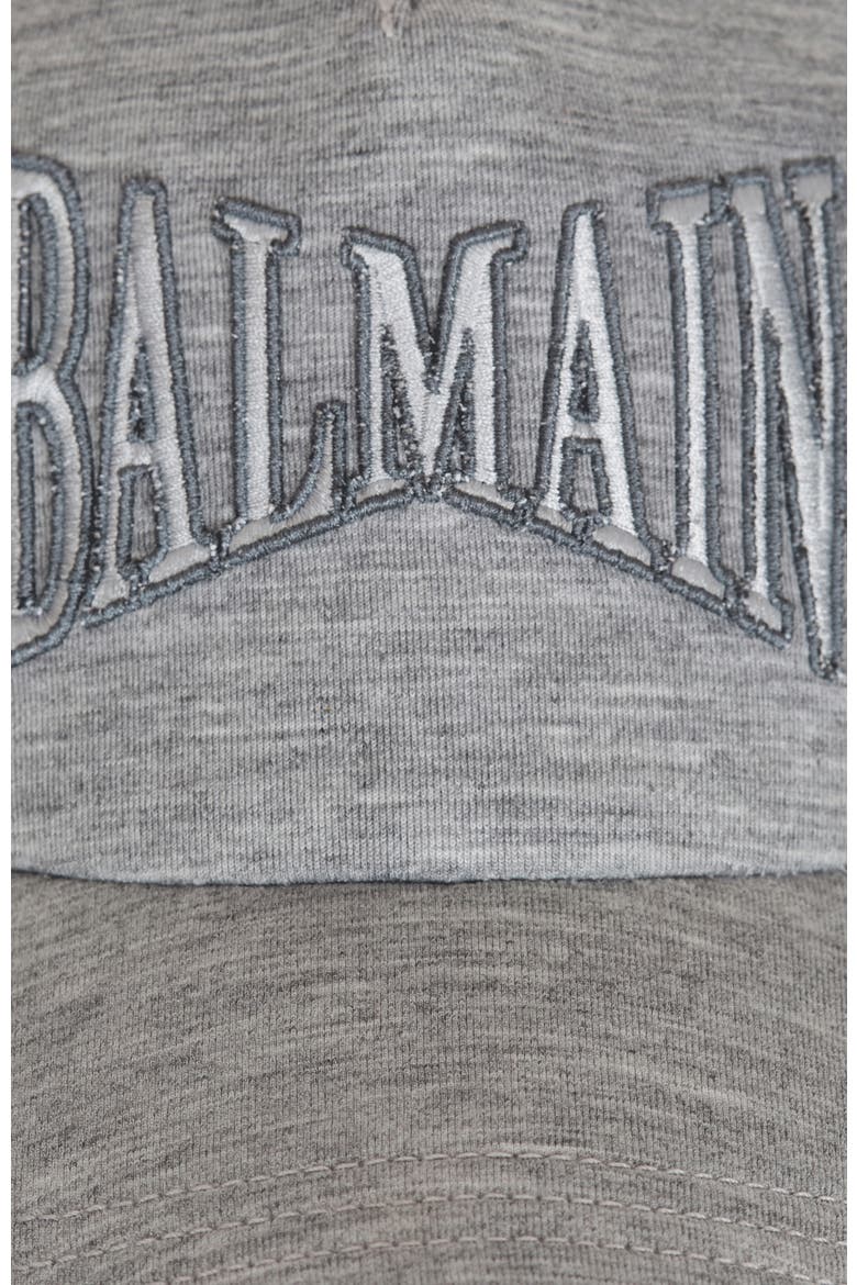 Embroidered jersey cap, Alternate, color, grey