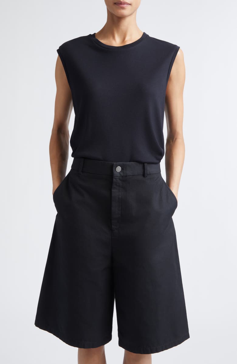 PARTOW Oliver Modal & Cashmere Tank, Main, color, Black