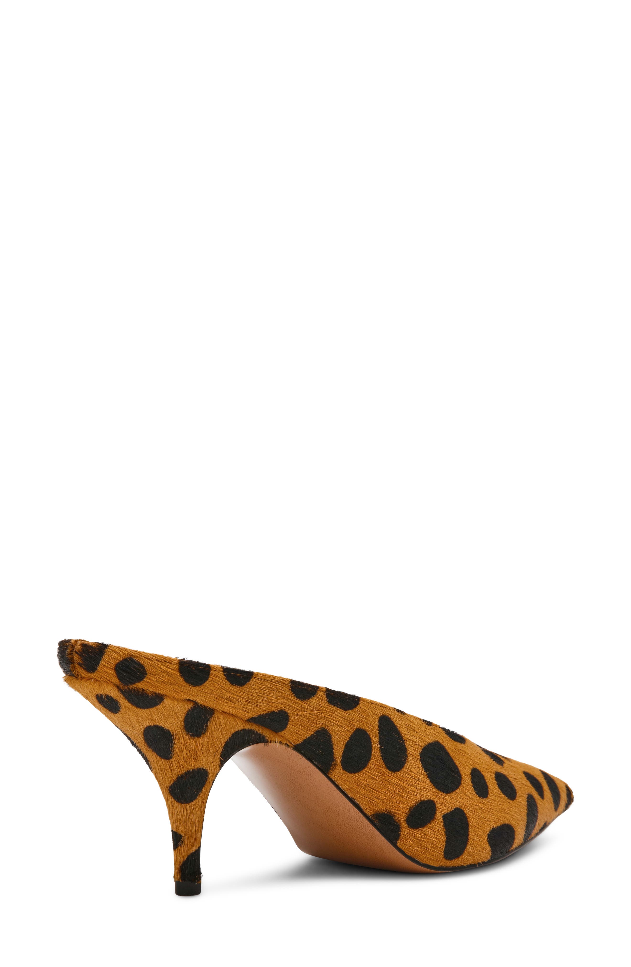Fonza Pointed Toe Mule, Alternate, color, SPOT LEOPARD