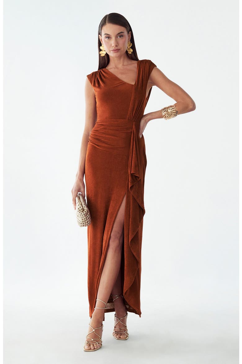 Amira Maxi Dress, Main, color, Spice