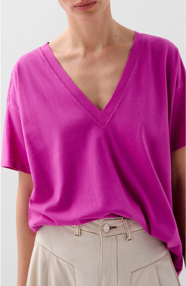 Scalpers V Plain Skull Tee, Main, color, Pink