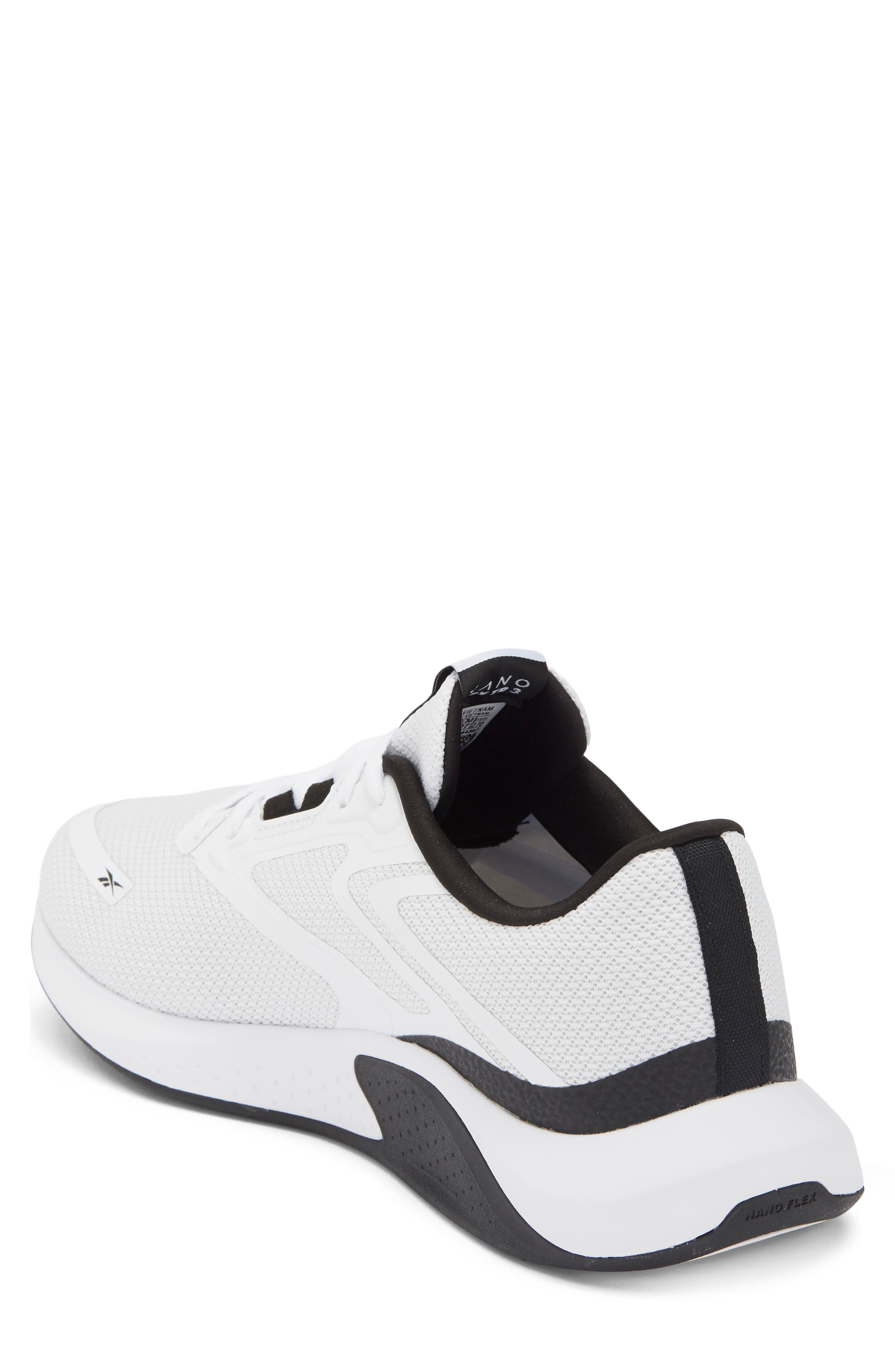 Nanoflex TR 3 Training Shoe, Alternate, color, WHITE/BLACK