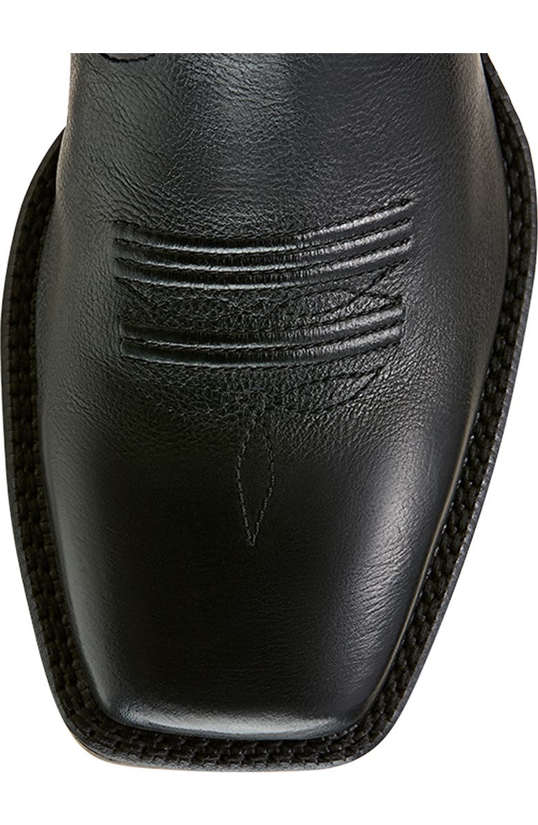 Ariat Alden Wide Square Toe Western Boot, Alternate, color, Black